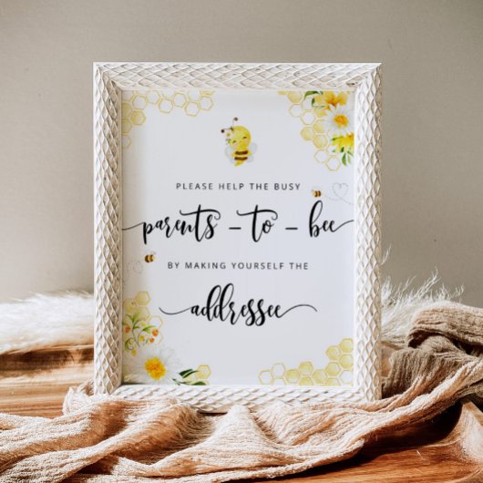 Helfen Sie den beschäftigten Eltern bei der Adress Poster