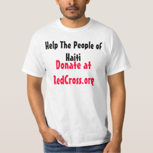 Helfen Sie den Leuten von Haiti, spenden Sie bei T-Shirt