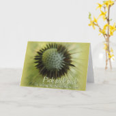 Helfen Sie den Lüstern CC0501 Grußkarte Karte (Gelbe Blume)