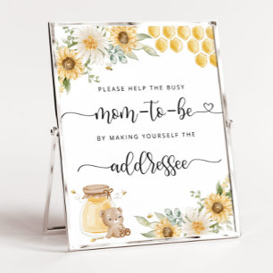 Helfen Sie der geschäftigen Mama, ein Poster für d