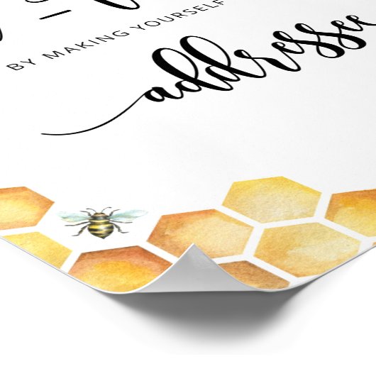 Helfen Sie der Mama, einen Umschlag zu adressieren Poster (Ecke)