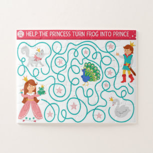 Helfen Sie der Prinzessin, den Frosch in einen Pri Puzzle
