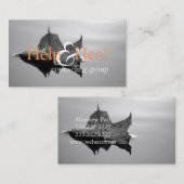 Helfen Sie, die Beratung für Lebensbegleiter Thera Visitenkarte (Vorne/Hinten)