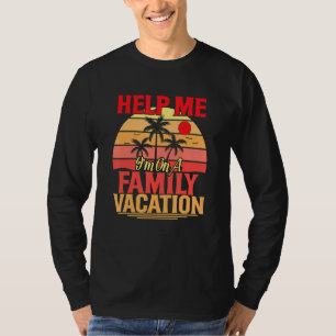 Helfen Sie Familien Urlaub Kreuzfahrt Ladys Mens S T-Shirt