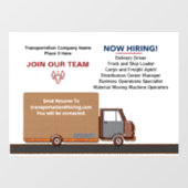 Helfen Sie Gewollt Teamjobs bei der Personalisieru Fensteraufkleber (Blatt)