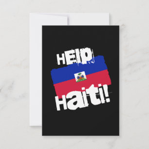 Helfen Sie Haiti! Dankeskarte