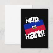Helfen Sie Haiti! Dankeskarte (Vorne/Hinten)
