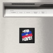 Helfen Sie Haiti! Magnet (In Situ (Geschirrspüler))