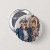 Helfen Sie ihm, den USA zu helfen! Button (Vorne & Hinten)