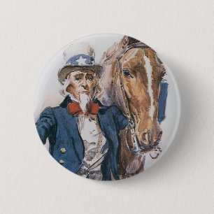 Helfen Sie ihm, den USA zu helfen! Button