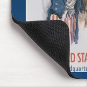Helfen Sie ihm, den USA zu helfen! Mousepad (Ecke)