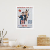 Helfen Sie ihm, den USA zu helfen! Poster (Küche)