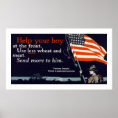 Helfen Sie Ihrem Jungen Poster (Vorne)