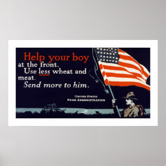 Helfen Sie Ihrem Jungen Poster