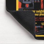 Helfen Sie Ihrer Nachbarschaft Mousepad (Ecke)