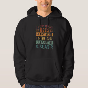 Helfen Sie mehr Bienen, mehr Bäume zu pflanzen und Hoodie