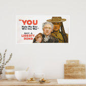 Helfen Sie meinem Jungen, den Krieg zu gewinnen -  Poster (Küche)