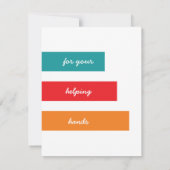 Helfen Sie mit Ihrer Karte (Rückseite)