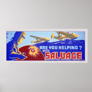 Helfen Sie? Salvage - WPA Poster