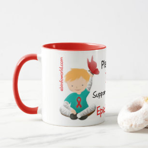 Helfen Sie uns bitte, Epidermolysis bullosa zu Tasse