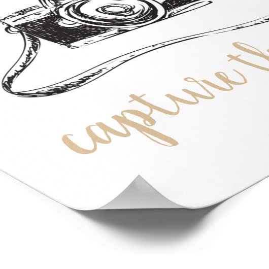 Helfen Sie uns, die Liebe Hochzeitszeichen Poster (Ecke)