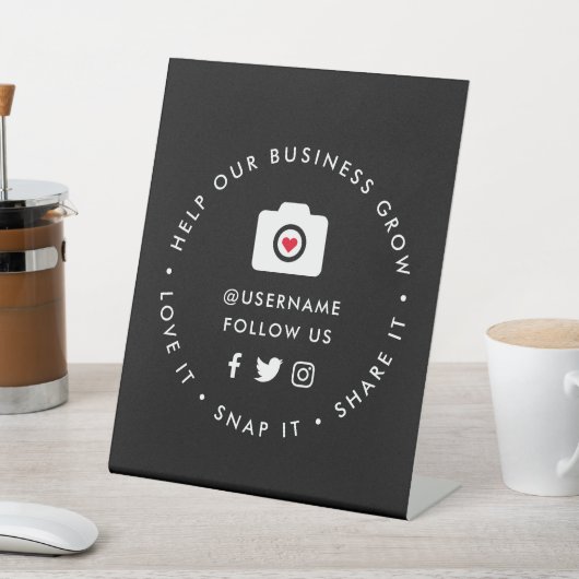 Helfen Sie unserem Unternehmenswachstum | Soziale Sockelschild (In SItu)