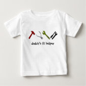 Helfer das lil des Vatis Baby T-shirt (Vorderseite)