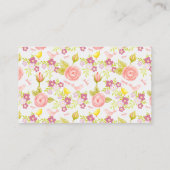 Helfer der Lila, rosa Mutter Telefonnummerkarte (Rückseite)