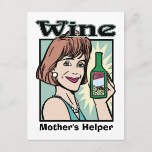 Helfer der Weinmutter, Text bearbeiten Postkarte