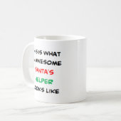 Helfer des Santa, phantastisch Kaffeetasse (Vorderseite Links)