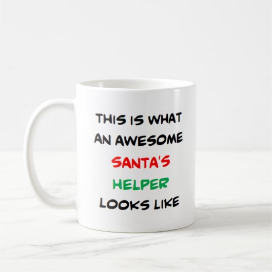 Helfer des Santa, phantastisch Kaffeetasse (Links)