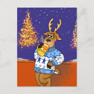 Helfer des Weihnachtsmanns #1 Feiertagspostkarte