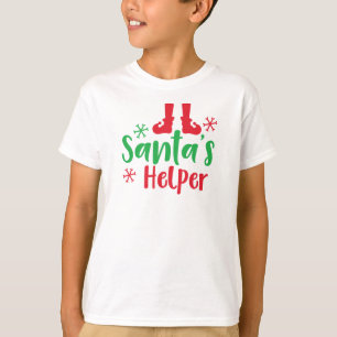 Helfer des Weihnachtsmanns, Elfshuhe, Schneeflocke T-Shirt