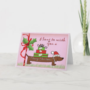 Helfer des Weihnachtsmanns Feiertagskarte
