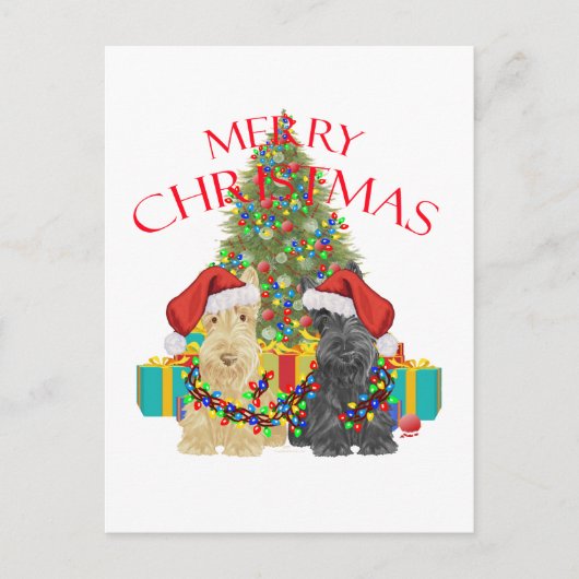 Helfer des Weihnachtsmanns Feiertagspostkarte (Vorderseite)