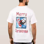 Helfer des Weihnachtsmanns - Frohe Weihnachten T-Shirt (Rückseite)
