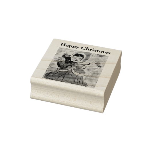 Helfer des Weihnachtsmanns Gummistempel (Stempel)