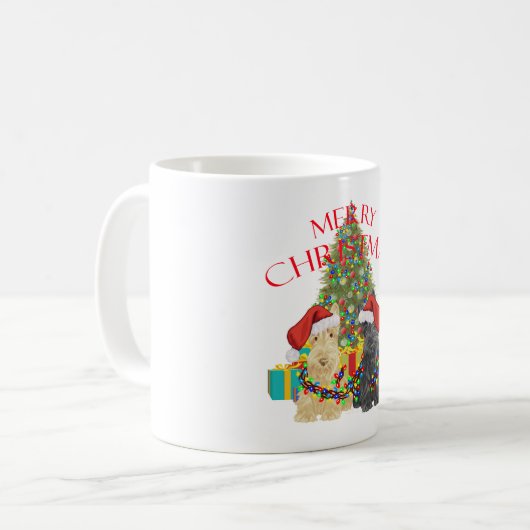Helfer des Weihnachtsmanns Kaffeetasse (Vorderseite Links)