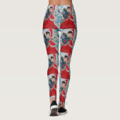 Helfer des Weihnachtsmanns Leggings (Rückseite)