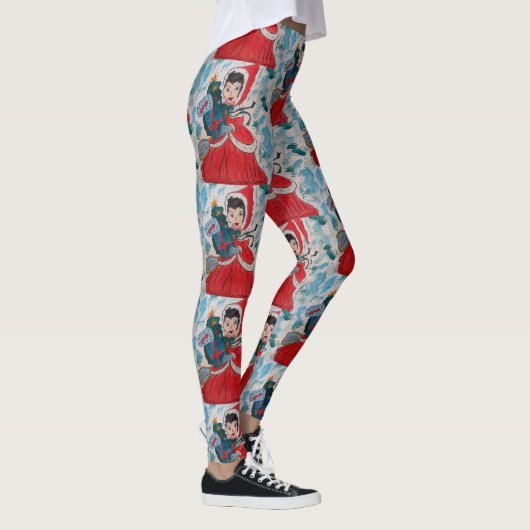 Helfer des Weihnachtsmanns Leggings (Rechts)