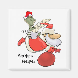 Helfer des Weihnachtsmanns Magnet