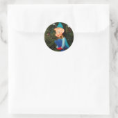 Helfer des Weihnachtsmanns Runder Aufkleber (Tasche)