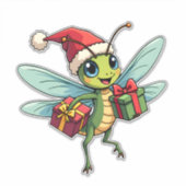 Helfer des Weihnachtsmeisters Aufkleber (Vorderseite)