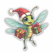 Helfer des Weihnachtsmeisters Aufkleber (Vorderseite)