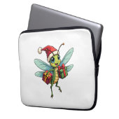 Helfer des Weihnachtsmeisters Laptopschutzhülle (Vorderseite Links)