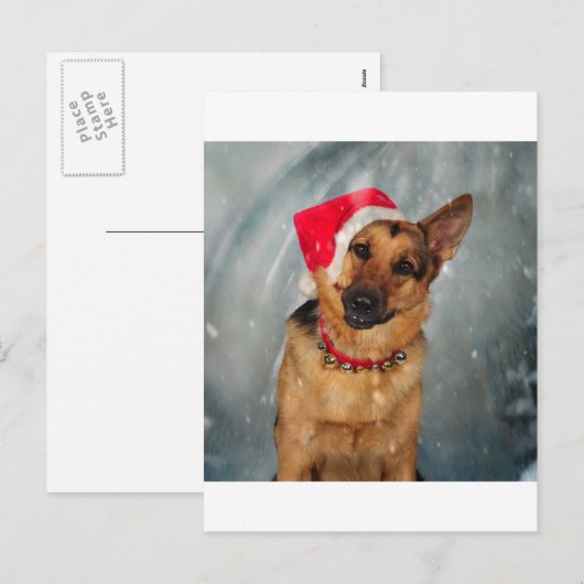 Helfer Feiertagspostkarte (Vorne/Hinten)