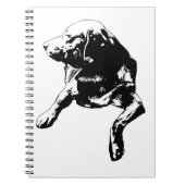 Helfer, Labrador Notizblock (Vorderseite)