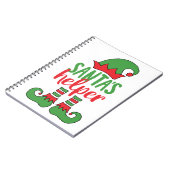 Helfer Niedlicher Cartoon Elf Zeichnend Niedlicher Notizblock (Linke Seite)