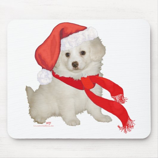 Helfer-Puppy-Poodle / Bichon-Mix Mousepad (Vorne)