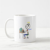 Helferin des Kundendiensts Kaffeetasse (Links)